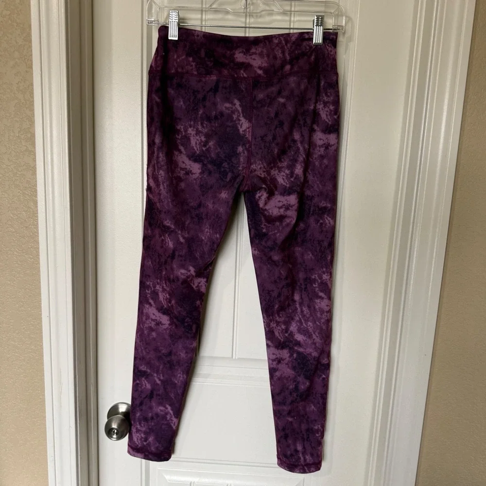 Vogo Athletica Purple Tie Dye Active Leggings Women's‎ Size S
